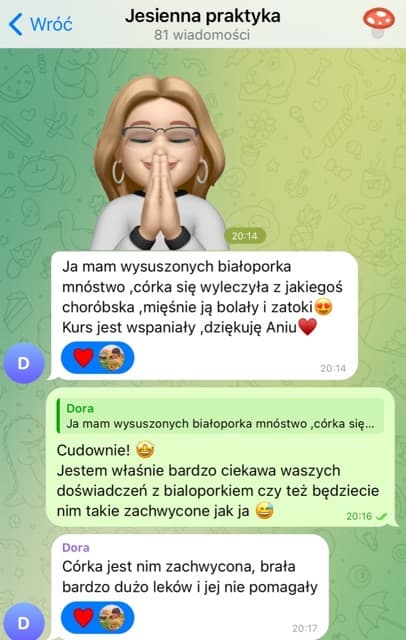 Opinia kursantki